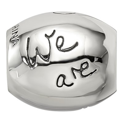 Sterling Silver Antiqued Family Flower Bead – view 4