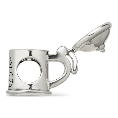 Sterling Silver Beer Stein Bead – view 3