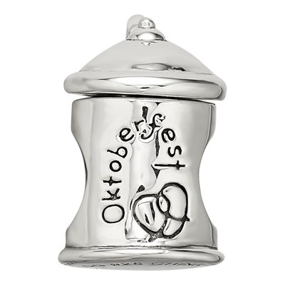 Sterling Silver Beer Stein Bead – view 4