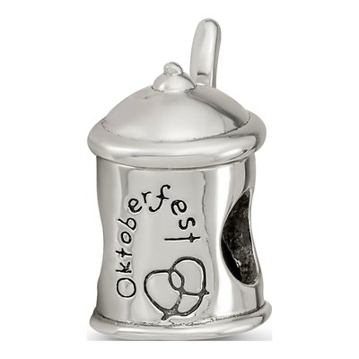 Sterling Silver Beer Stein Bead – view 8