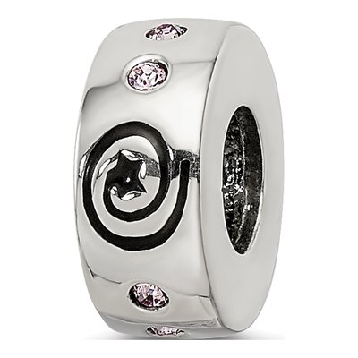 Sterling Silver Crystal Bead – view 6