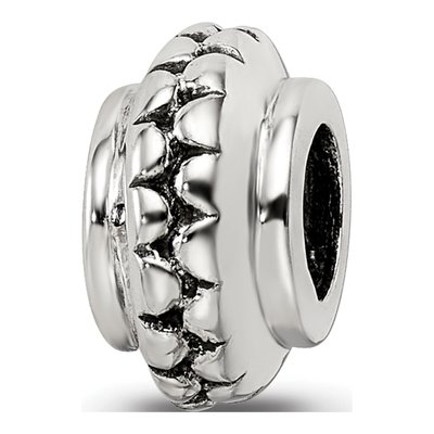 Sterling Silver Gripper Bead