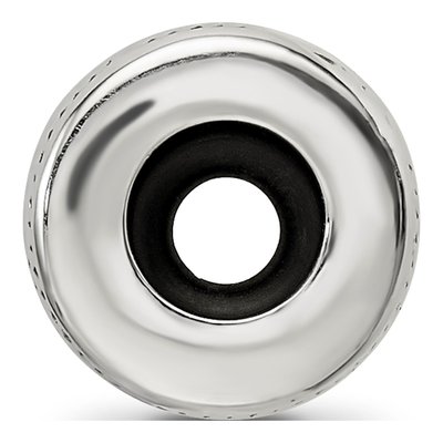 Sterling Silver Antiqued Gripper Bead – view 3