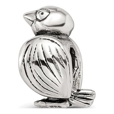 Sterling Silver Bird Bead – view 7