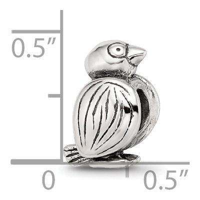 Sterling Silver Bird Bead – view 8