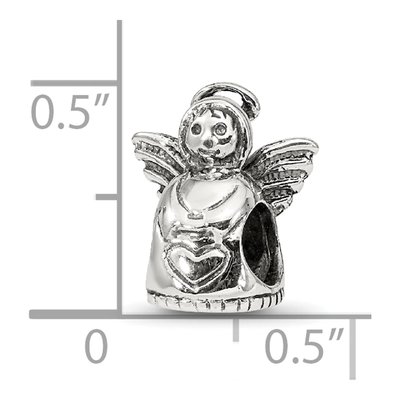 Sterling Silver Angel Bead – view 4
