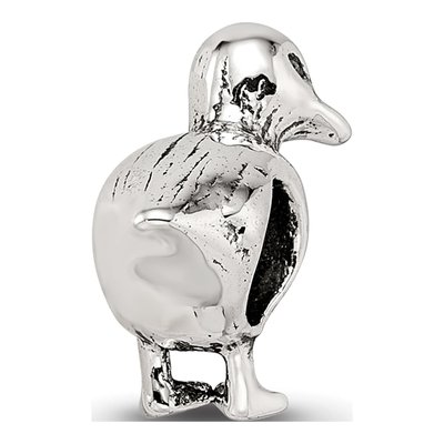 Sterling Silver Duck Bead – view 6