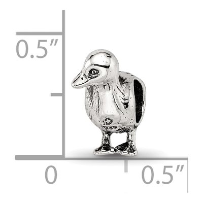 Sterling Silver Duck Bead – view 7