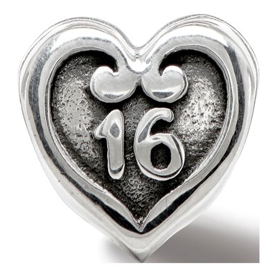 Sterling Silver Sweet Sixteen Bead – view 6