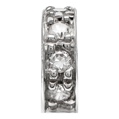 Sterling Silver CZ Spacer Bead – view 6