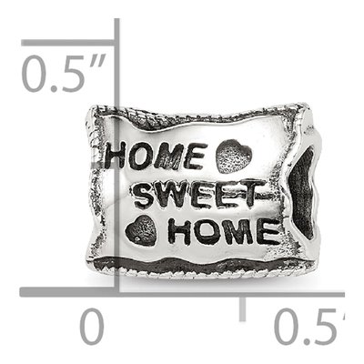 Sterling Silver Home Sweet Bead – view 5