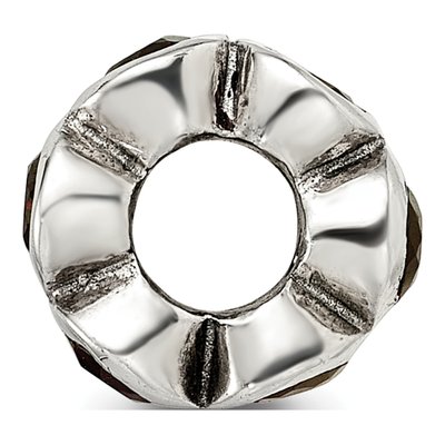 Sterling Silver CZ Bead – view 4
