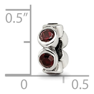 Sterling Silver CZ Bead – view 7