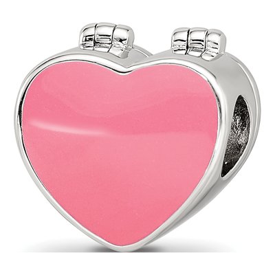 Sterling Silver Crystal Marry Me Heart Bead – view 5