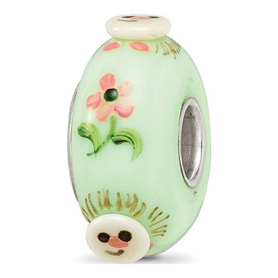 Sterling Silver Hattie Hedgehog Fenton Glass Bead – view 6