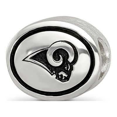 Sterling Silver Los Angeles Rams Bead – view 6