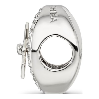 Sterling Silver CZ Moveable Compass Bead – view 3