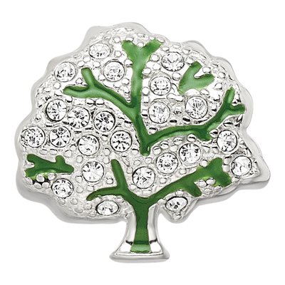Sterling Silver CZ Tree Bead – view 6