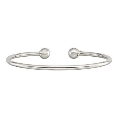 Sterling Silver Bangle Bracelet – view 4