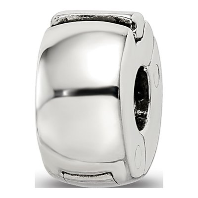 Sterling Silver Silicone Hinged Bead