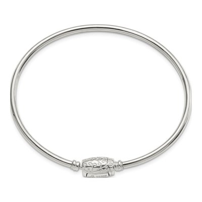 Sterling Silver Bangle Bracelet – view 3
