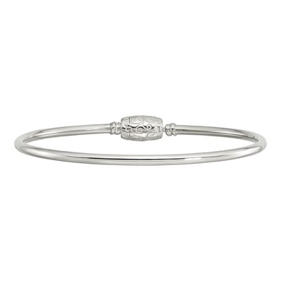 Sterling Silver Bangle Bracelet – view 4