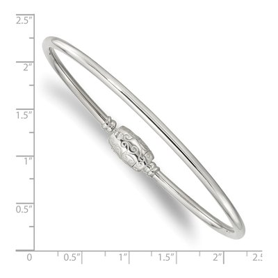 Sterling Silver Bangle Bracelet – view 5