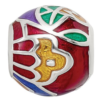 Sterling Silver Mexico Mosaic Bead – view 5