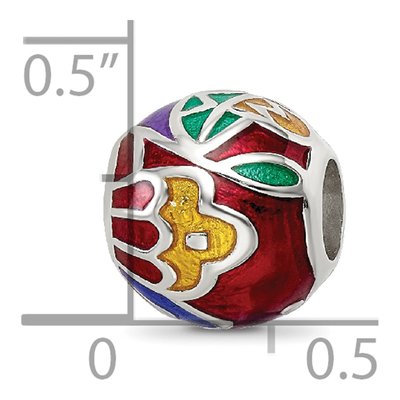 Sterling Silver Mexico Mosaic Bead – view 8