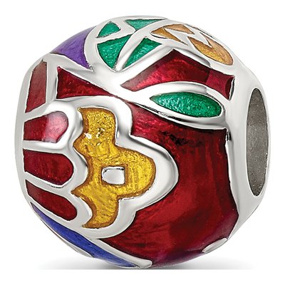 Sterling Silver Mexico Mosaic Bead