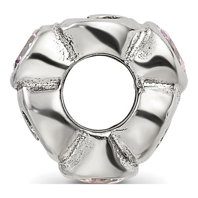 Sterling Silver CZ Bead – view 4