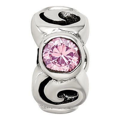 Sterling Silver CZ Bead – view 6