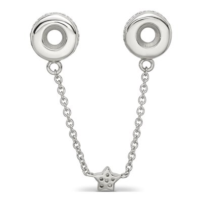 Sterling Silver CZ Security Bead – view 3