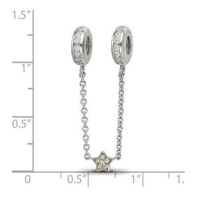 Sterling Silver CZ Security Bead – view 4