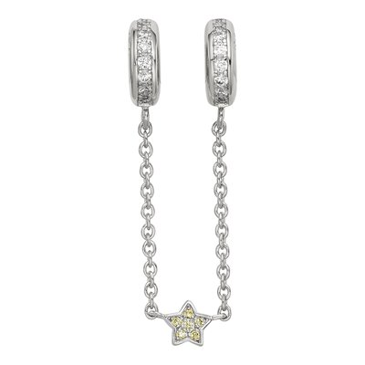 Sterling Silver CZ Security Bead – view 5