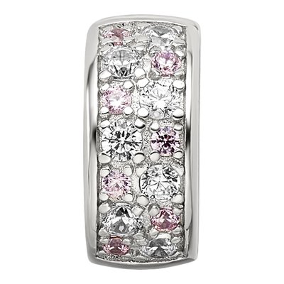 Sterling Silver CZ Hinged Bead – view 5