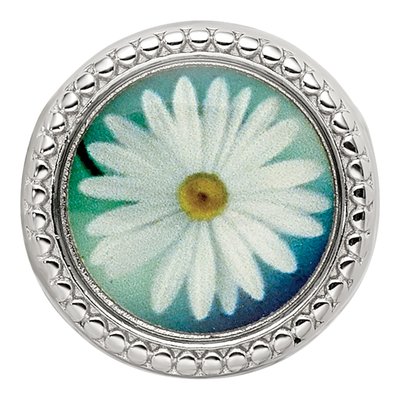 Sterling Silver April Flower Bead – view 4