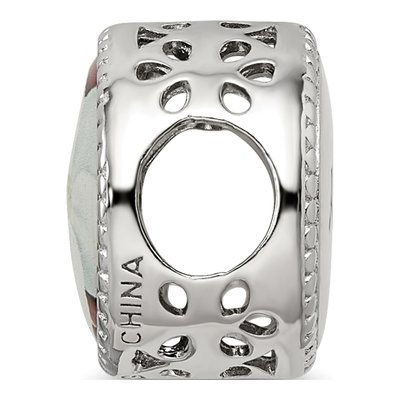 Sterling Silver May Flower Bead – view 3