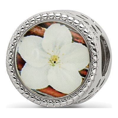 Sterling Silver May Flower Bead