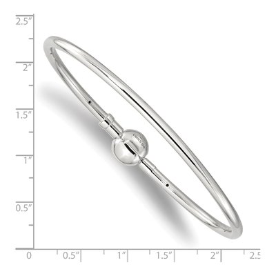 Sterling Silver Bangle Bracelet – view 3