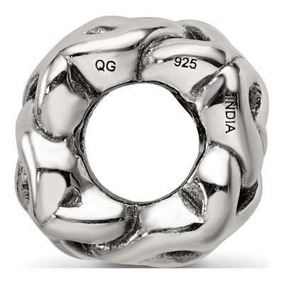 Sterling Silver Celtic Knot Bead – view 3