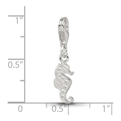 Sterling Silver Seahorse Bead – view 7