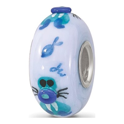 Sterling Silver Walrus Bead – view 6