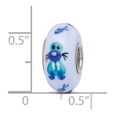 Sterling Silver Walrus Bead – view 7