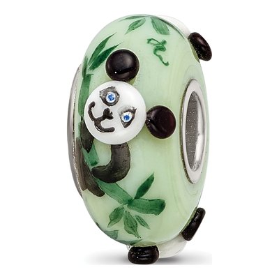 Sterling Silver Panda Bead