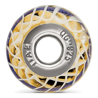Sterling Silver Glass Bead – view 3