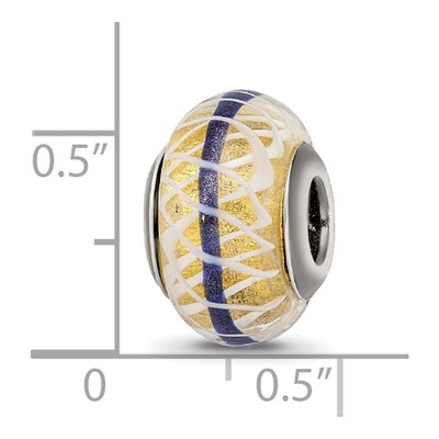 Sterling Silver Glass Bead – view 5