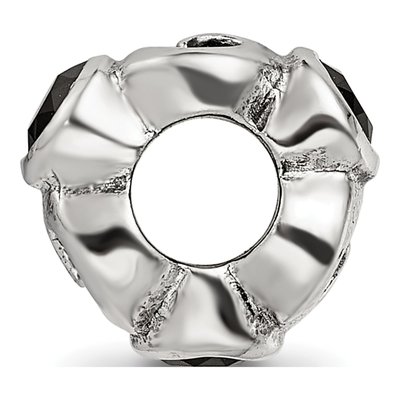 Sterling Silver CZ Bead – view 4