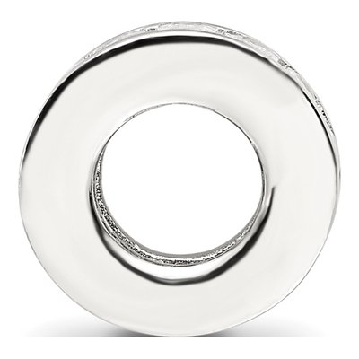 Sterling Silver CZ Spacer Bead – view 3