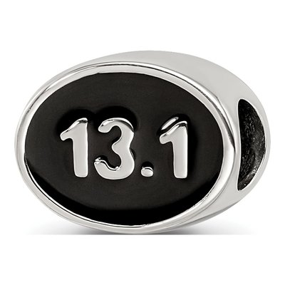 Sterling Silver Half Marathon Bead